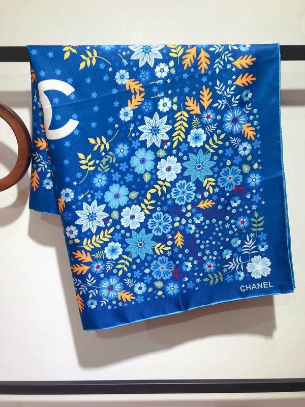 Chanel  silk scarf 90X90cm E03 (7)
